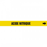 1-1/2" to 2" Pipe Marker "Acide Nitrique" Ylw_noscript