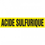 1-1/2" to 2" Pipe Marker "Acide Sulfurique" Ylw_noscript