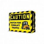 10" x 14" Visual Sign "Watch For Forklift Traffic"_noscript