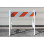 4' A-Frame Plastic First Type Barricade