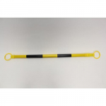 Black and Yellow Barrier Cone Bar_noscript