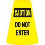 Caution Cone Cuff Sleeve "Do Not Enter", 6/Pk_noscript
