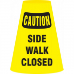 Caution Cone Cuff Sleeve "Side Walk Closed", 6/Pk_noscript