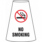 Cone Cuff Sleeve w/ Legend: "Symbol - No Smoking"_noscript