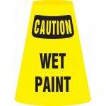 Cone Cuff Sleeve w/ Legend: "Caution - Wet Paint"_noscript