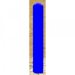 4" x 52" Blue Bumper Post Sleef_noscript
