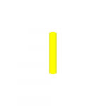 36" Yellow Blank Convex Pavement Stake