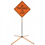 Double Spring Sign Stand with Bracket for Rigid Sign