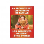 24" x 18" Safety Poster "Safety Is A Family ..."_noscript