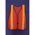 Orange Safety Vest & 3" Velcro_noscript