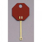 61-80 Numbered Red Key Tag with Hook_noscript