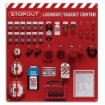 STOPOUT 12-Padlock Deluxe Lockout Centers Combo