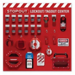 STOPOUT 12-Padlock Group Lockout Centers Combo_noscript