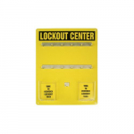 Aluminum Lockout Center Hanger Board for Padlock_noscript