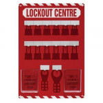 12-Padlock Lockout Store-Board Only, 20" x 14"_noscript