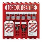 6-Padlock Lockout Store-Board Kit, 14" x 14"_noscript