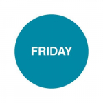 1" Preprinted Inventory Day Marking Dot "Friday"_noscript