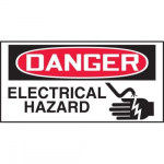 1-1/2" x 3" OSHA Safety Label "Electrical Hazard"_noscript