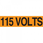 1-1/8" x 4-1/2" Voltage Marker "115 Volts"_noscript