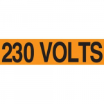 1-1/8" x 4-1/2" Voltage Marker "230 Volts"_noscript