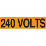 1-1/8" x 4-1/2" Voltage Marker "240 Volts"_noscript