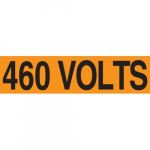 1-1/8" x 4-1/2" Voltage Marker "460 Volts"_noscript