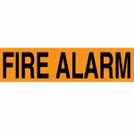 1-1/8" x 4-1/2" Voltage Marker "Fire Alarm"_noscript