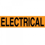 1-1/8" x 4-1/2" Voltage Marker "Electrical"_noscript
