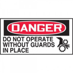 1-1/2" x 3" Safety Label "Do Not Operate ..."_noscript