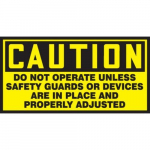 1-1/2" x 3" Safety Label "Do Not Operate ..."_noscript