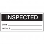 1" x 2-1/4" Production Control Label "Inspected"_noscript