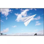 Tray Table-Gard Mat, Airplane in Sky, 10" x 16"_noscript