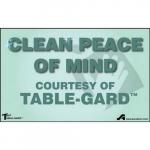Tray Table-Gard Mat "Clean Peace", 10" x 16"_noscript