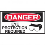 1-1/2" x 3" OSHA Safety Label "Eye Protection..."_noscript