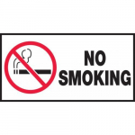 1-1/2" x 3" Safety Label "No Smoking"_noscript