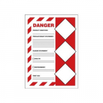 10" x 7" GHS Secondary Container Label "Danger"_noscript