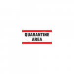 28" x 4' Banner with Legend: "Quarantine Area"_noscript