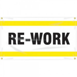 28" x 4' Banner with Legend: "Re-Work"_noscript