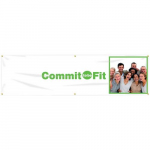 28" x 8' Banner with Legend: "Commit to Be Fit"