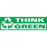 28" x 8' Banner with Legend: "Think Green"