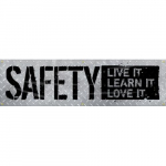 28" x 8ft. Motivational Banner "Safety - Live ..."_noscript