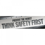 28" x 8ft. Safety Banner "Prevent The Worst ..."