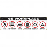 6S Banner "6S Workplace Sort, Set in Order..."_noscript