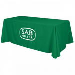 6' Green Table Throw Cover_noscript