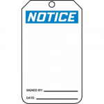 PF-Cardstock Safety Tag Blank "Notice"_noscript