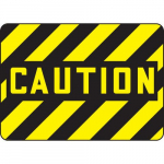 10" x 14" Aluminum OSHA Sign: "Caution"_noscript