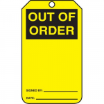 5-3/4" x 3-1/4" PF-Cardstock Tag "Out of Order"_noscript