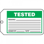 Safety Tag "Tested"