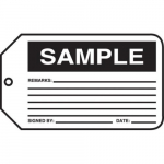 Safety Tag "Sample"