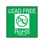 1" x 1" RoHS Shipping Label "Lead Free RoHS ..."_noscript
